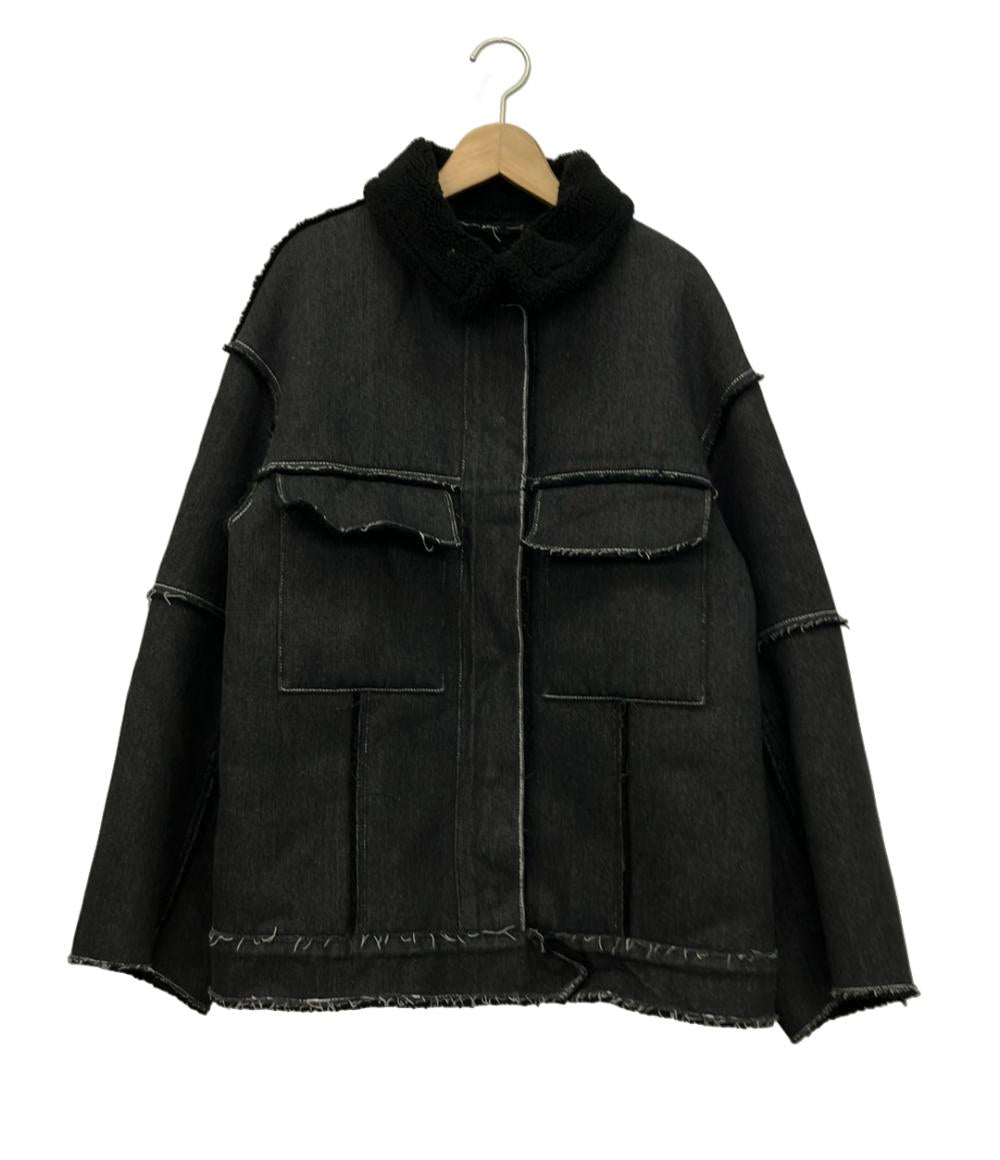 MIREI KIRITANI×AMERI BROTHER BOA JACKET アメリ オーバーデニムボアコート MIREI KIRITANI BROTHER BOA JACKET