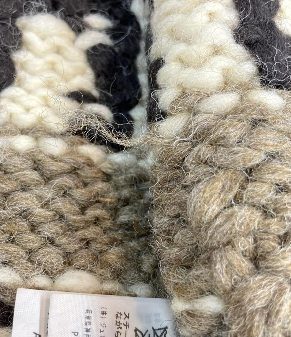 KANATA 長袖 カウチンニット ジップアップ メンズ SIZE 38 カナタ