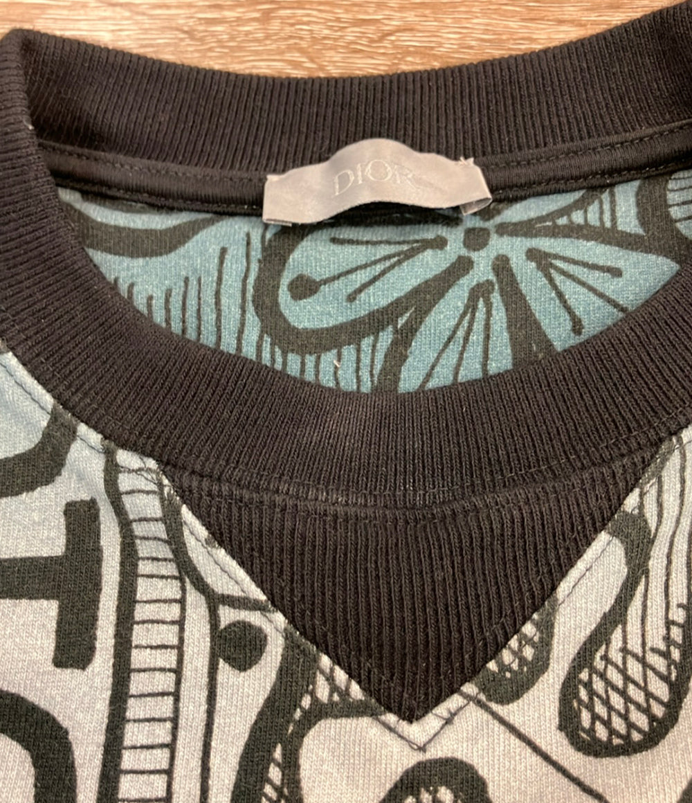 DIOR HOMME STUSSY 半袖Tシャツ 総柄 033J642B0645 メンズ SIZE XS ディオール・オム ステューシー