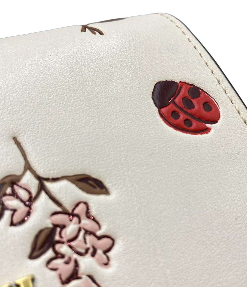 COACH 二つ折り財布 レディバグ フローラルプリント レディース コーチ