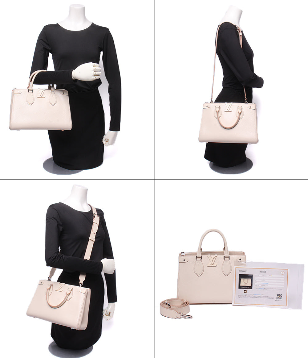 美品 LOUIS VUITTON 2WAY ハンドバッグ ショルダーバッグ 肩掛け 斜め掛け グルネル トート PM エピ M57681 レディース ルイ・ヴィトン