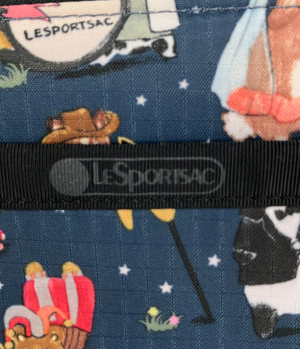 美品 LeSportsac ラウンドファスナー長財布 レディース レスポートサック