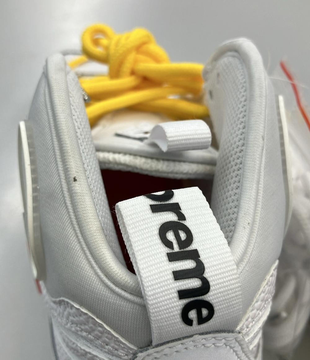 美品 NIKE ハイカットスニーカー × Supreme AIR BAKIN SP DX3292-100 メンズ SIZE 25.5 (S) ナイキ