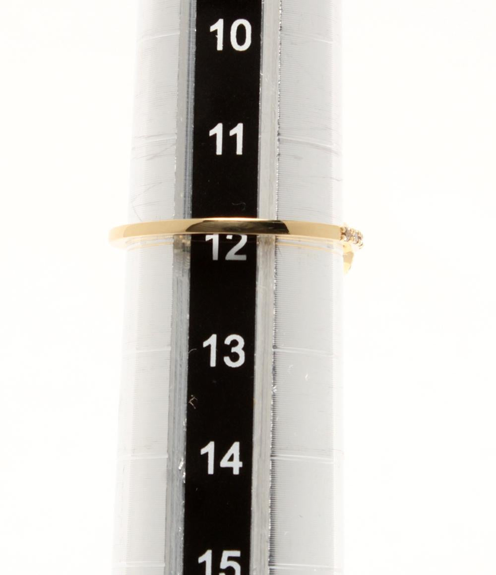 美品 COCOSHNIK リング 指輪 K18 ダイヤ レディース SIZE 12号 ココシュニック