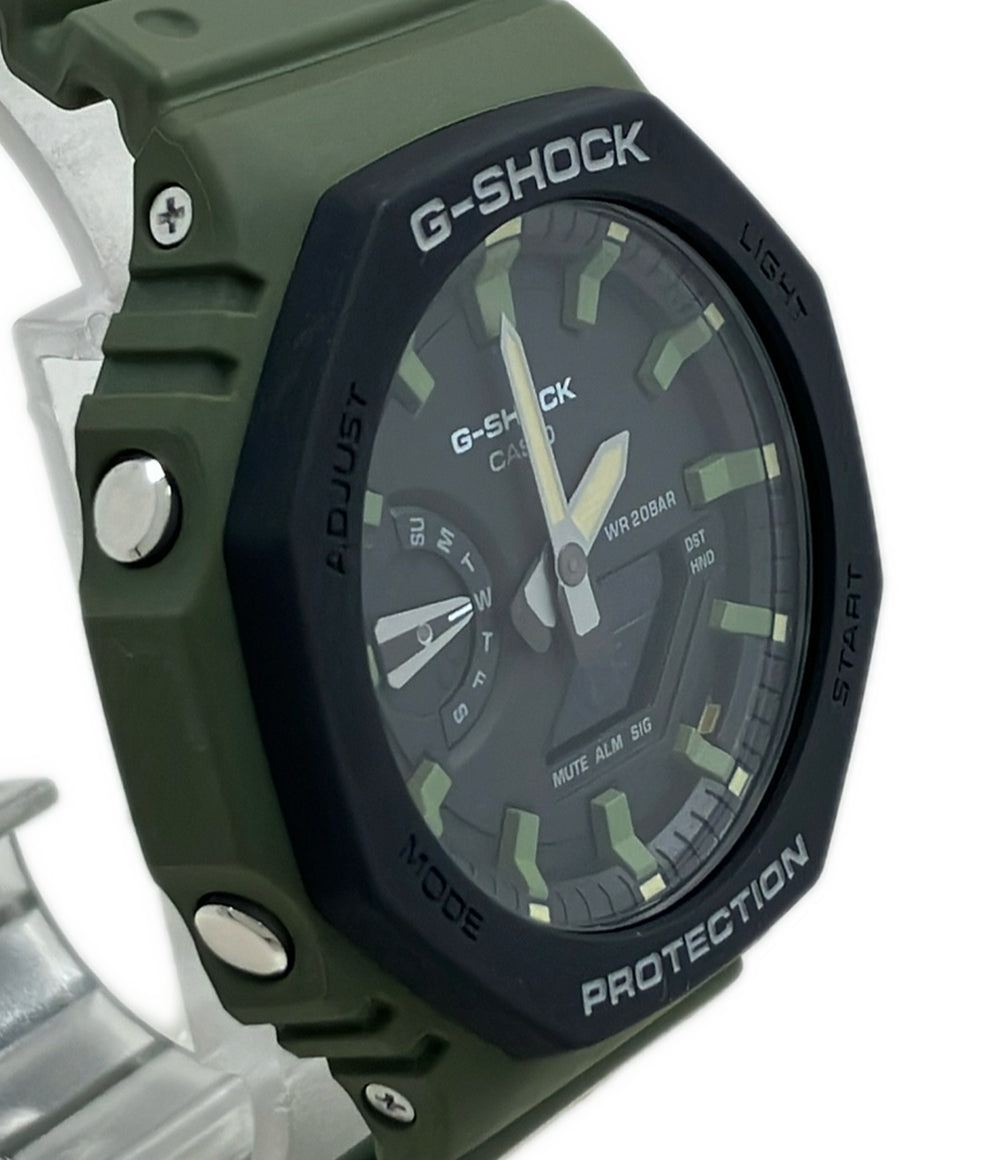美品 CASIO 腕時計 G-SHOCK クオーツ ブラック GA-2110SU メンズ カシオ