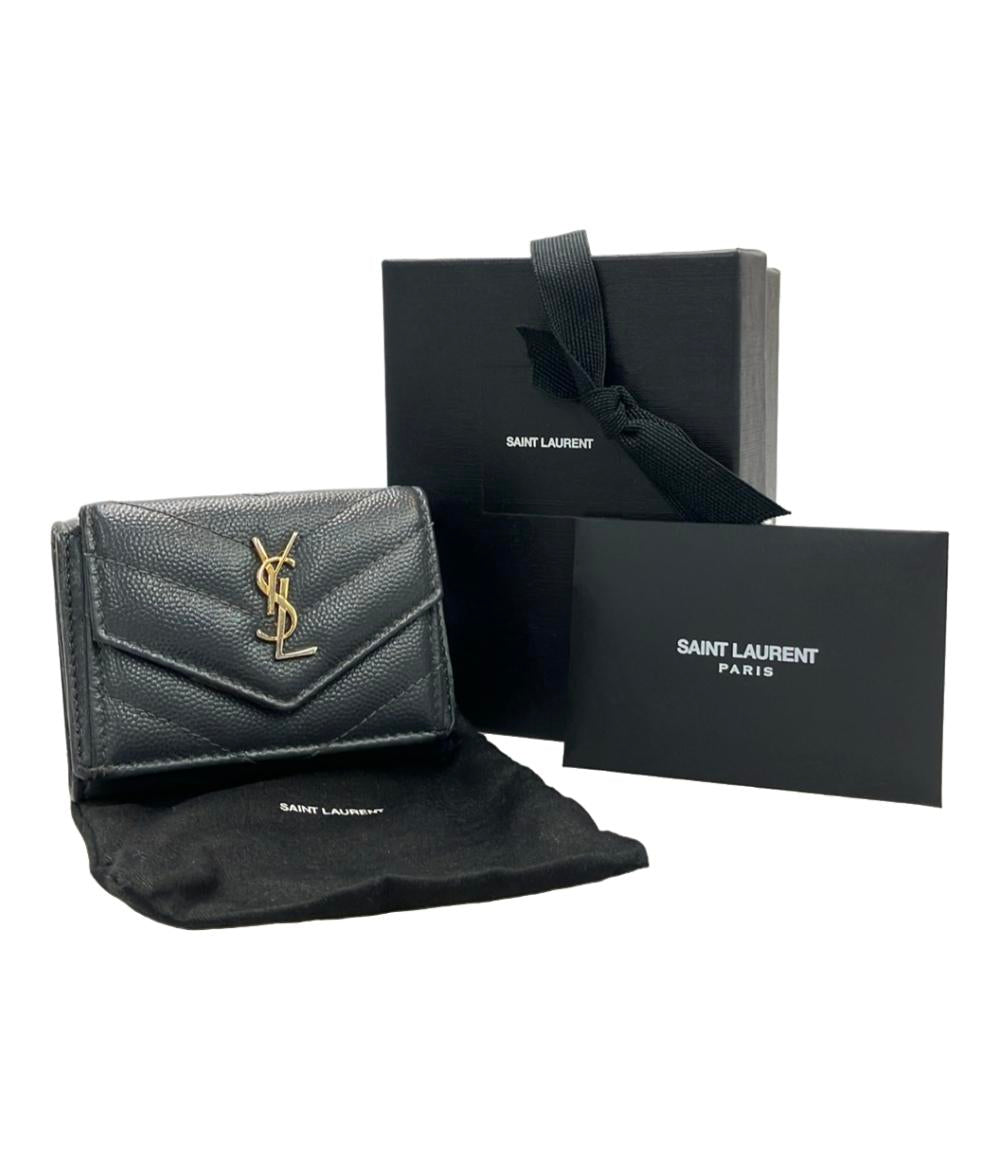SAINT LAURENT 三つ折り財布 レディース サンローラン