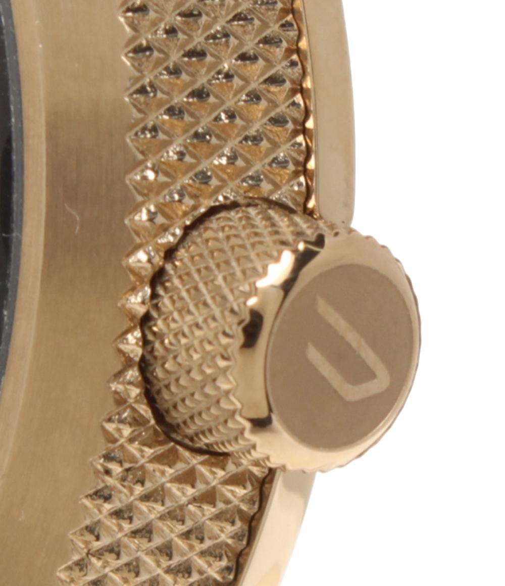 美品 DIESEL 腕時計 ラスプ クオーツ ブラック DZ-1899 メンズ ディーゼル