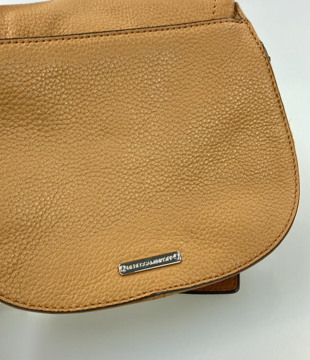 レベッカミンコフ レザーフラップミニショルダーバッグ 斜め掛け レディース Rebecca Minkoff