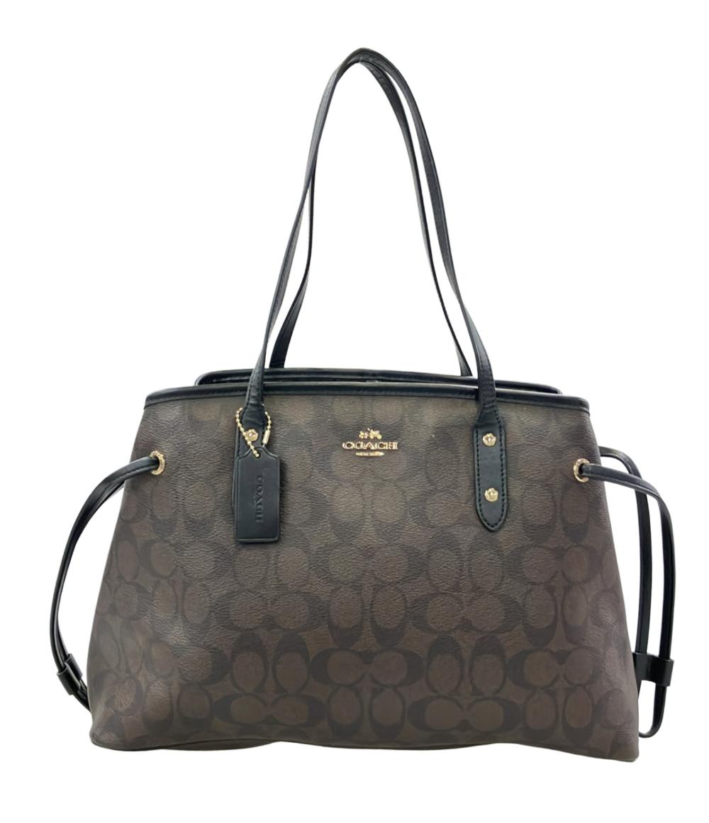 ✨美品 COACH コーチ シグネチャー トートバッグ 肩掛け A4収納 ✨美品 COACH コーチ シグネチャー トートバッグ 肩掛け A4収納