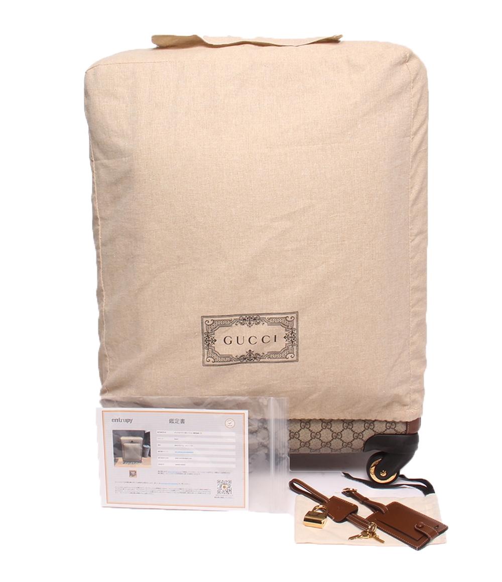 美品 GUCCI キャリーケース GGスプリーム 429038 525040 メンズ レディース グッチ