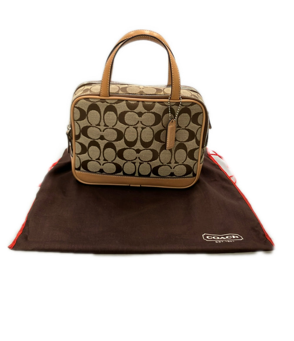 美品 COACH ハンドバッグ シグネチャー レディース コーチ