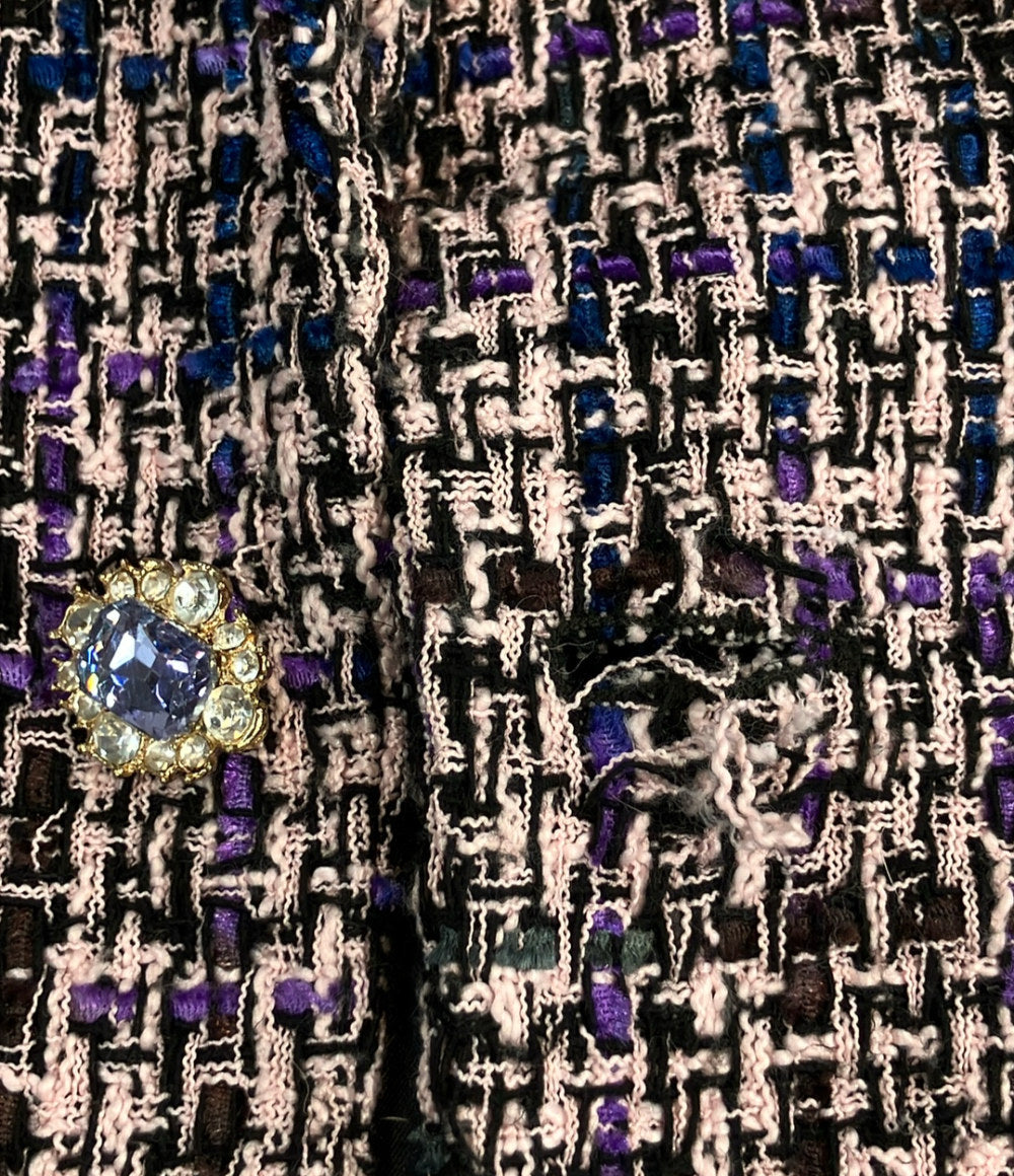 nodress ビジューボタン ツイードジャケット メンズ ノードレス