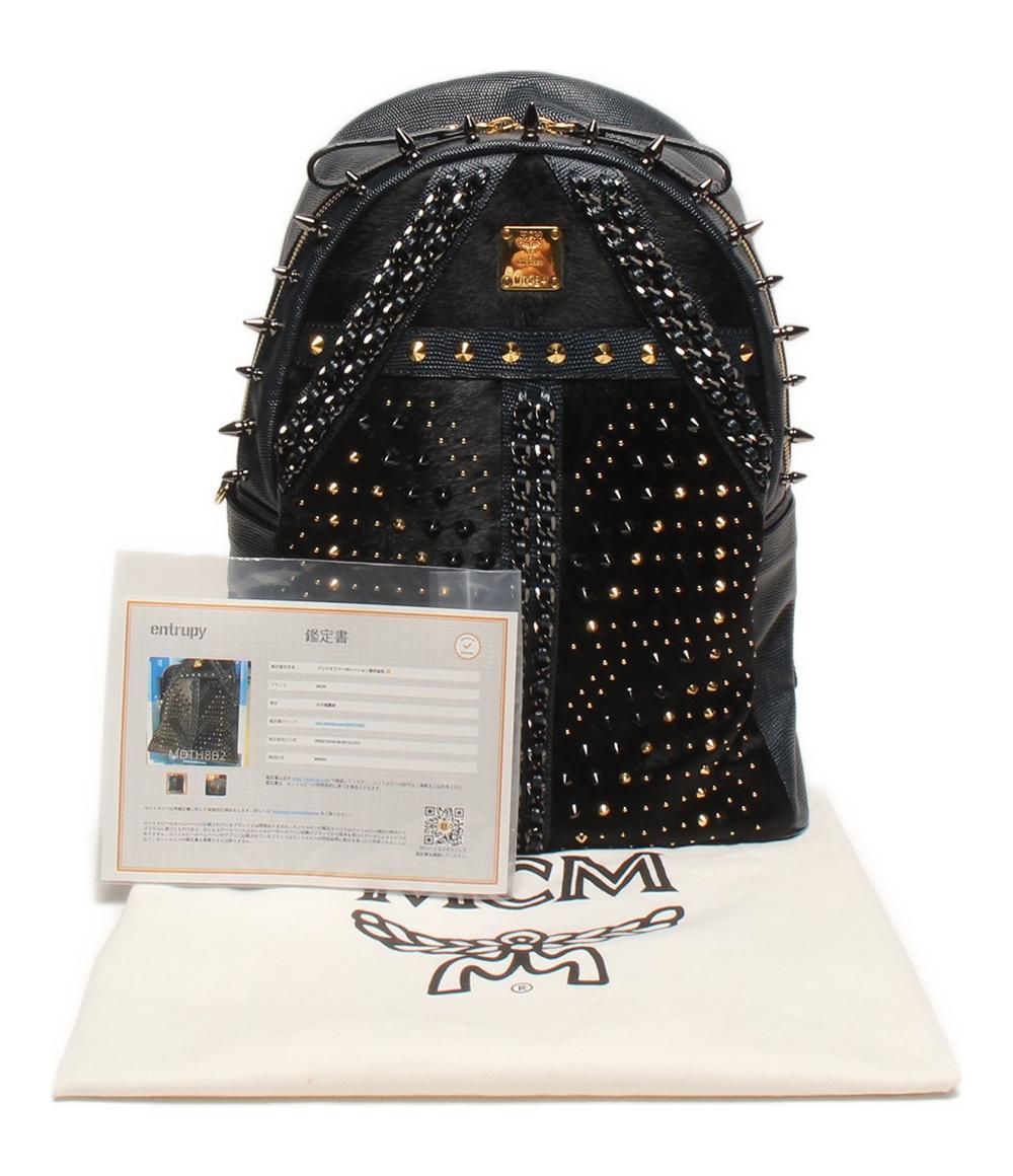 MCM リュック デイパック スタッズ レディース メンズ エムシーエム