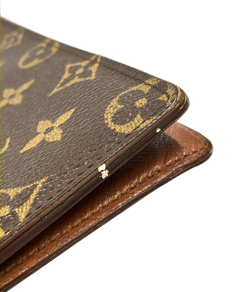 訳あり LOUIS VUITTON 長財布 ポルト バルール カルト クレディ モノグラム M61823 メンズ レディース ルイ・ヴィトン