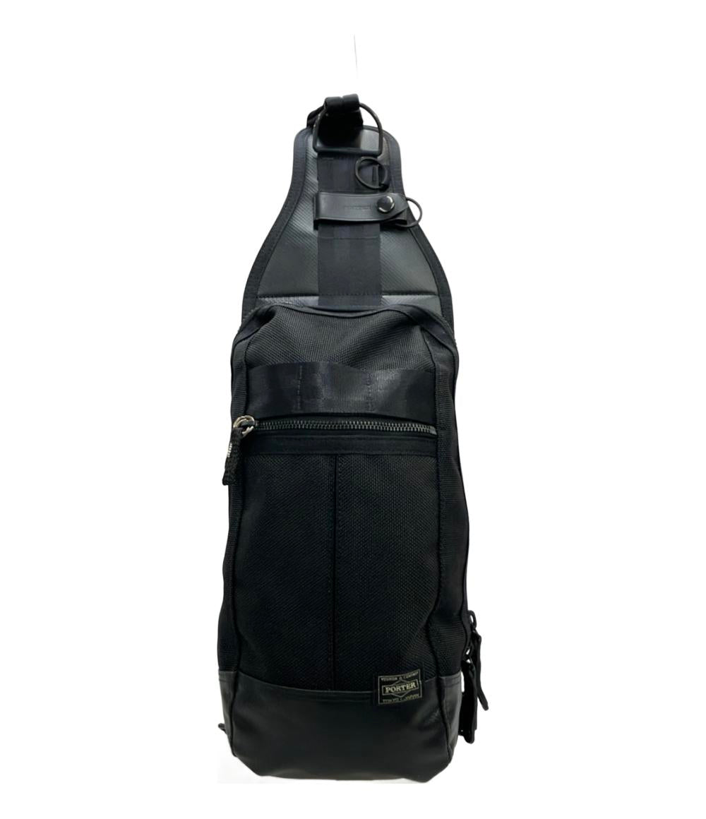PORTER / HEAT スリングショルダーバッグ ブラック ポーター ヒート