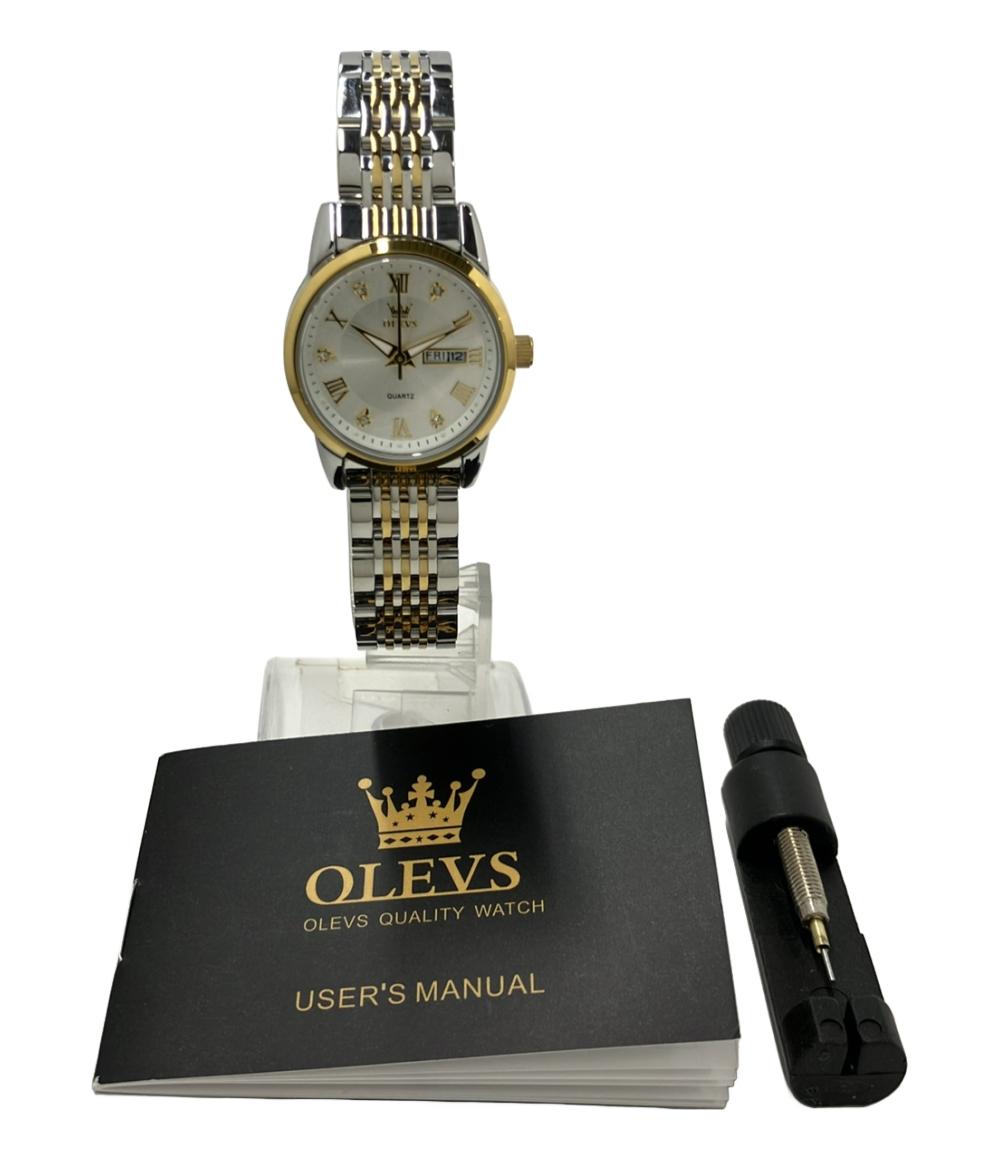 オレブス 腕時計 クオーツ シルバー 5008L レディース OLEVS