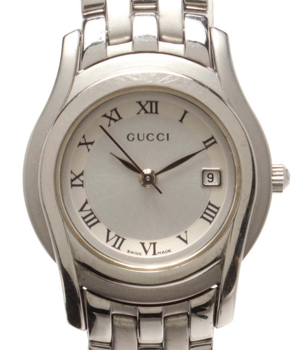 グッチGucci 腕時計 シルバー レディース クウォーツ GUCCI 腕時計 クオーツ シルバー 5500L レディース グッチ – Rehello