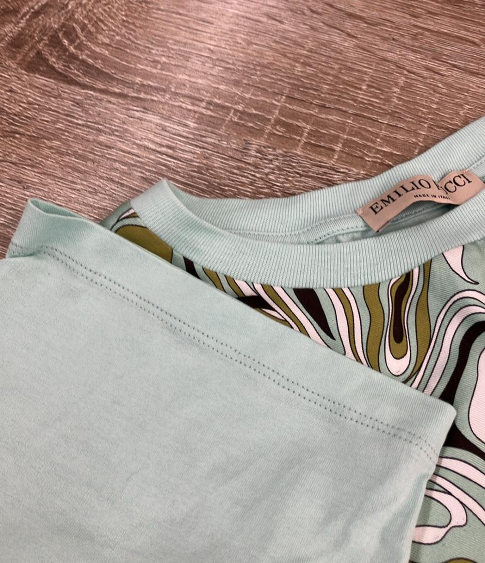 Emilio Pucci 半袖Tシャツ 総柄 1577-343-1190 レディース SIZE S エミリオ・プッチ
