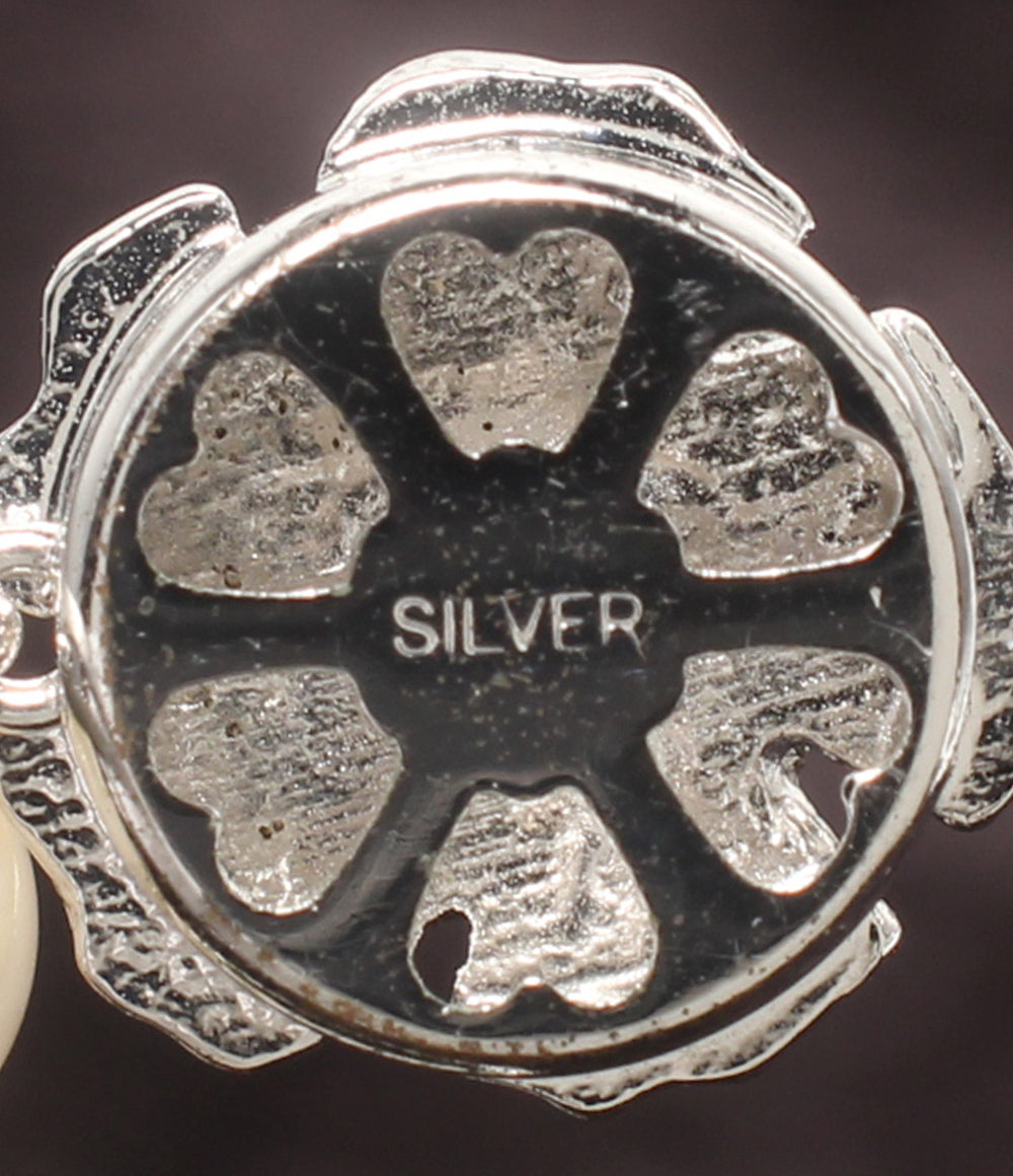 美品 ネックレス パール7.5-8.0mm SILVER レディース