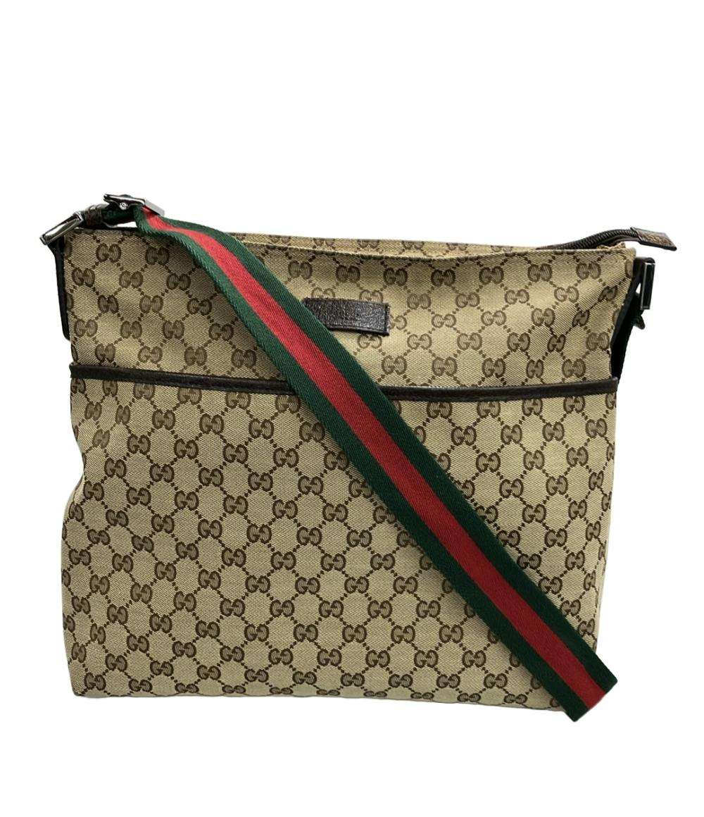 GUCCI ショルダーバッグ ワンショルダーバッグ 斜め掛け GGキャンバス