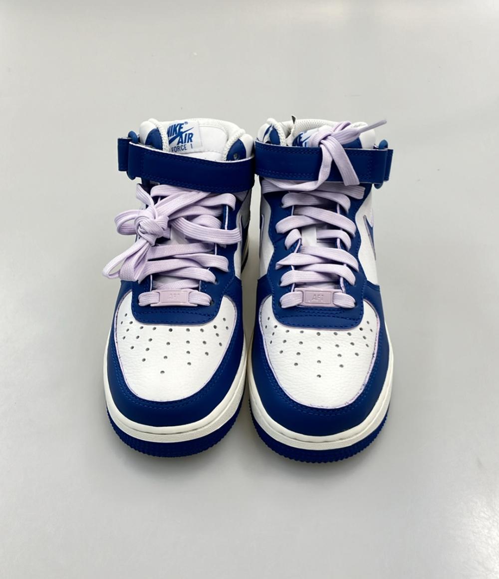 美品 ナイキ ミドルカットスニーカー AIR FORCE 1 07 MID DX3721-100 レディース SIZE 23.5 (M) NIKE