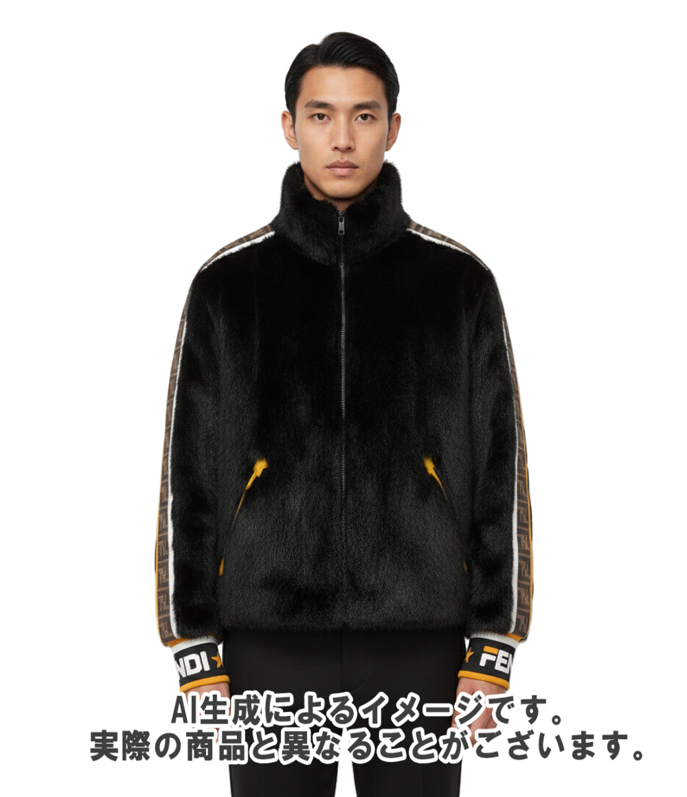FENDI FILA ミンクファージャケット リバーシブル FNE67G A61U F0C8G メンズ SIZE 40 (M) フェンディ フィラ