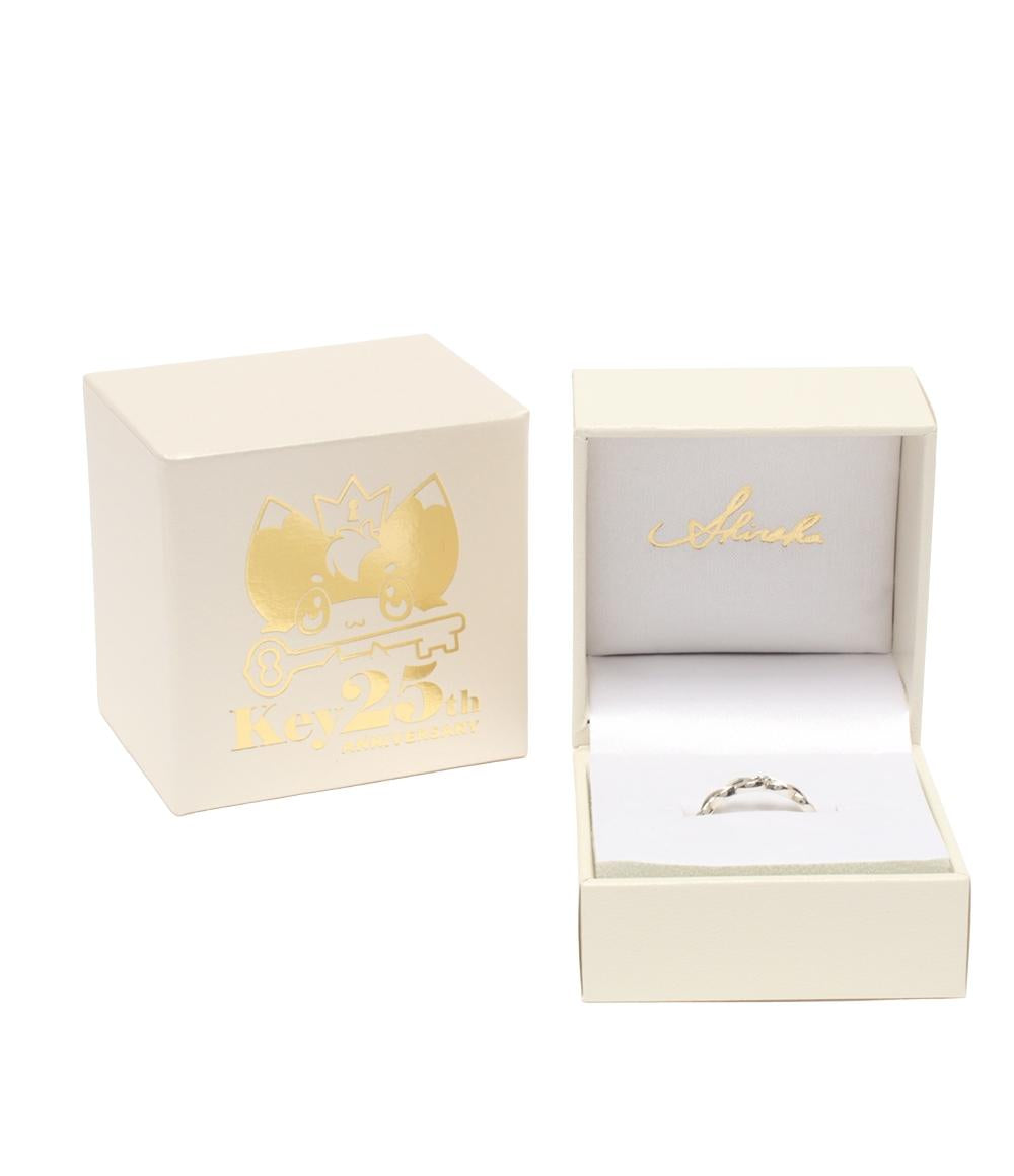 リング 指輪 SV オーシャンドロップダイヤモンド 0.01ct Summer Pockets Key25周年 鳴瀬しろは エンゲージリング レディース SIZE 15号