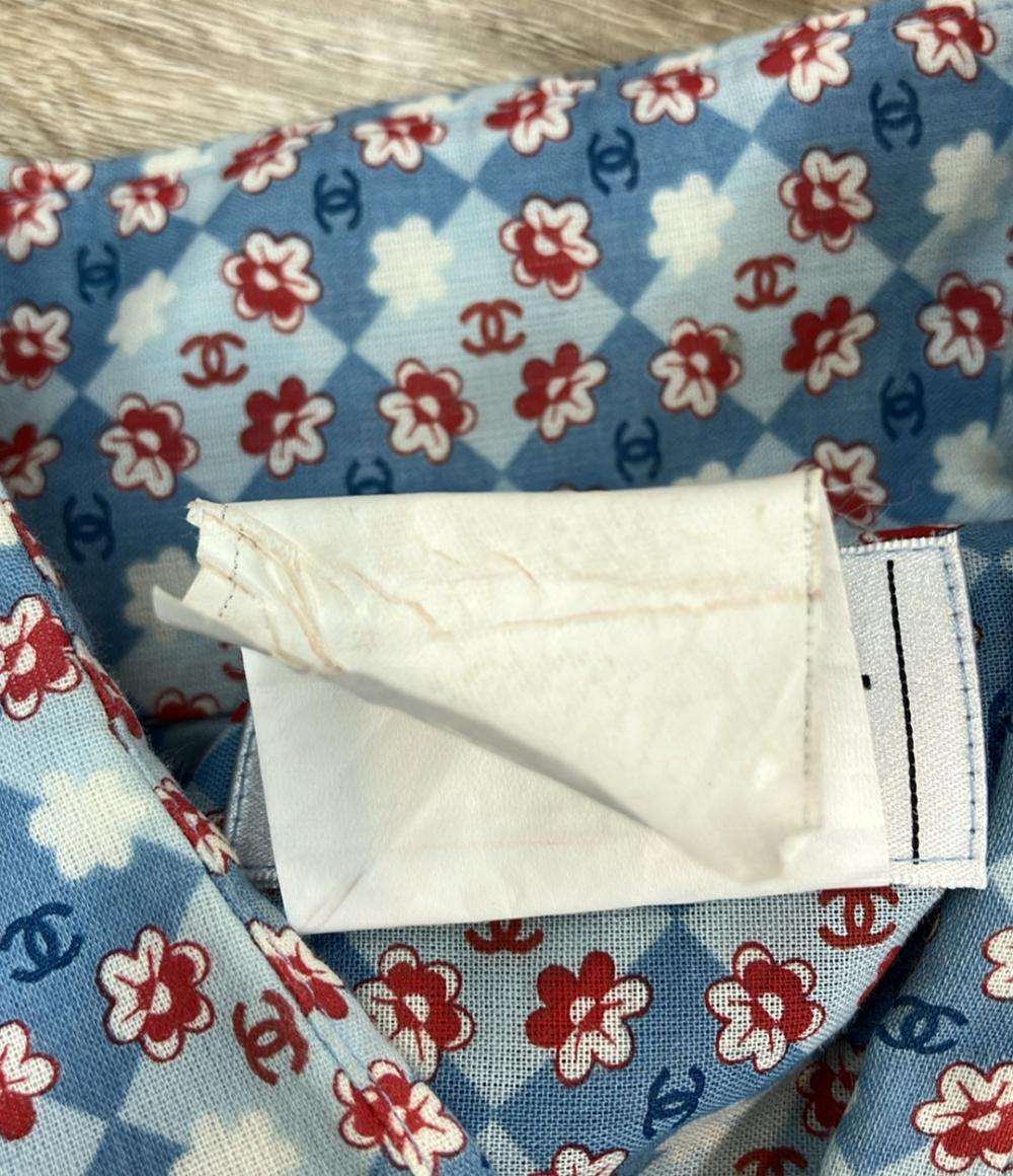 CHANEL 長袖ブラウス 花柄 P23109V1391 レディース SIZE 42 (L) シャネル