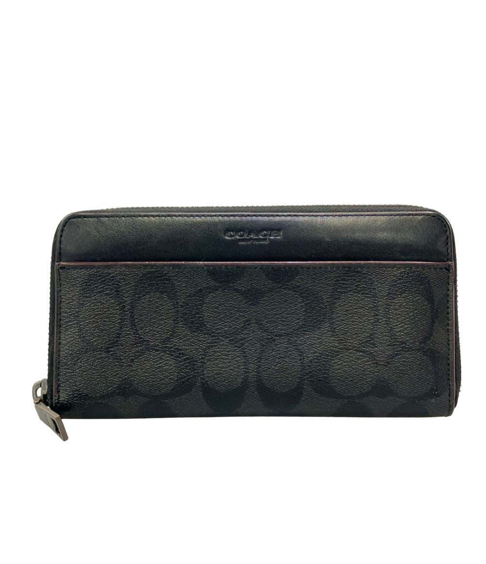 新品タグ付き COACH長財布 シグネチャー F25517 ラウンドファスナー COACH ラウンドファスナー長財布 シグネチャー F25517 メンズ コーチ