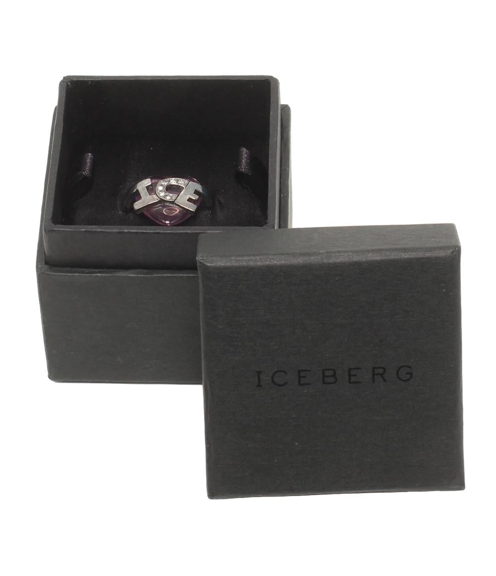 ICEBERG リング 指輪 SV925 ハートモチーフ レディース SIZE 11号 アイスバーグ