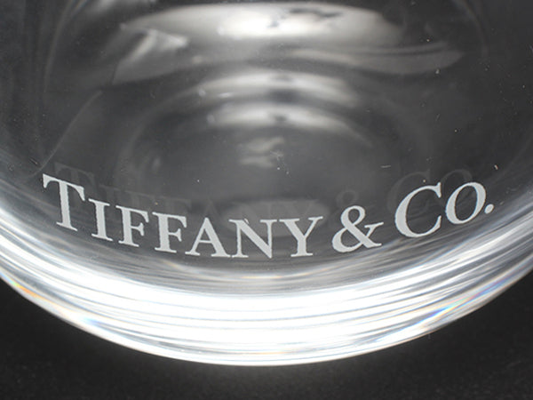 美品 TIFFANY&Co. グラス タンブラー 2点セット ペア TCO ティファニー