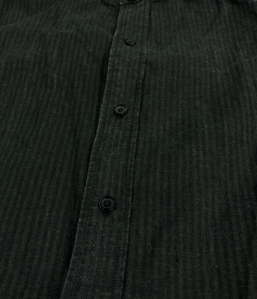 MINEDENIM 長袖シャツ バンドカラー メンズ SIZE 2 (L) マインデニム