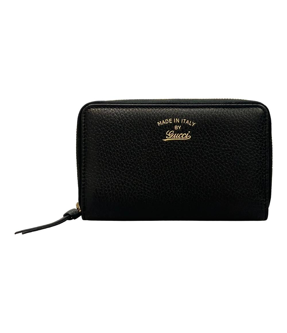 美品 GUCCI ラウンドファスナー財布 354497 2091 レディース メンズ