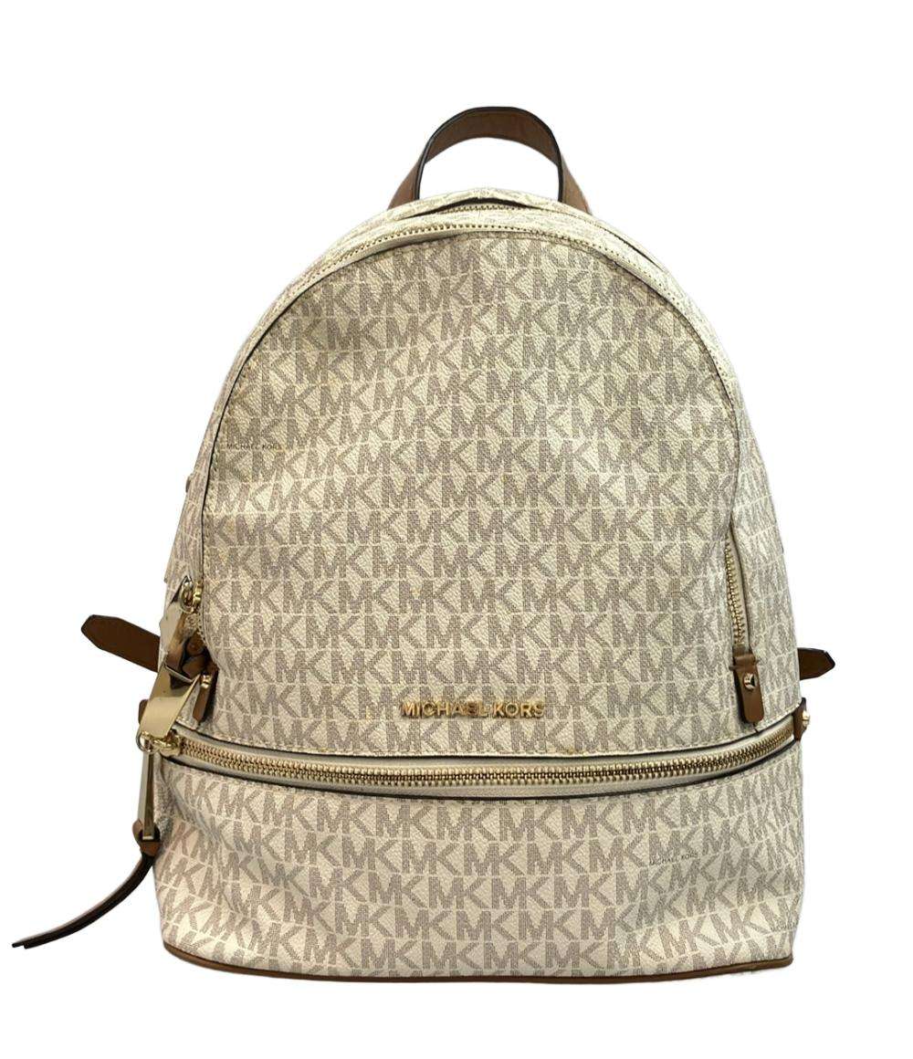 美品★MICHAL KORS バックパック リュック シグネチャー マイケルコース リュック MKシグネチャー レディース MICHAEL KORS