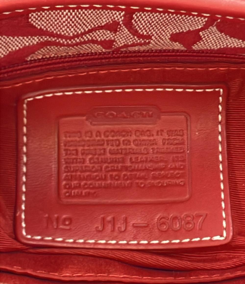 美品 COACH ハンドバッグ シグネチャー 6087 レディース コーチ