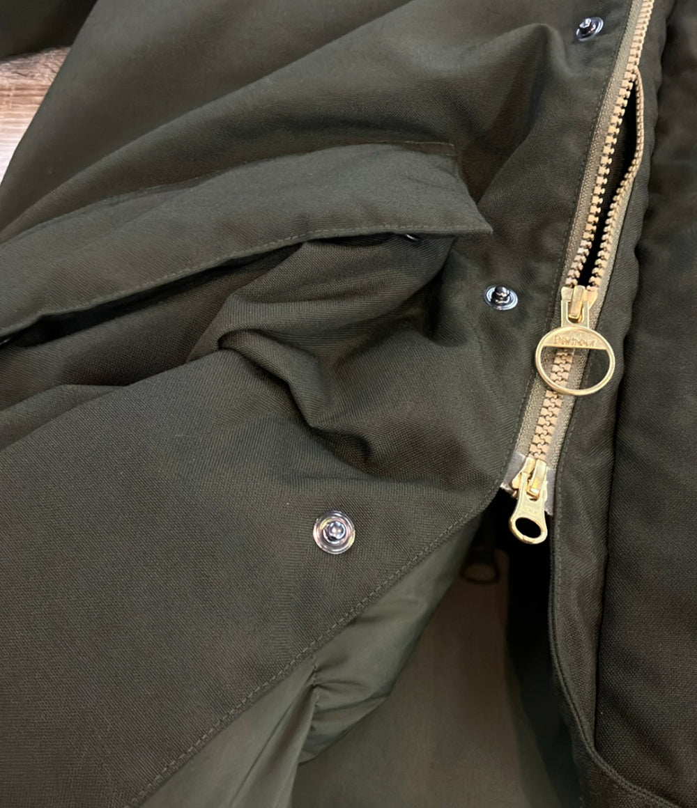 Barbour ダウンコート ナイロン フード付き フロントダブルジップ スナップボタン BURGHLEY OS DOWN CORDURA 2002196 レディース SIZE 8 (M) バブアー