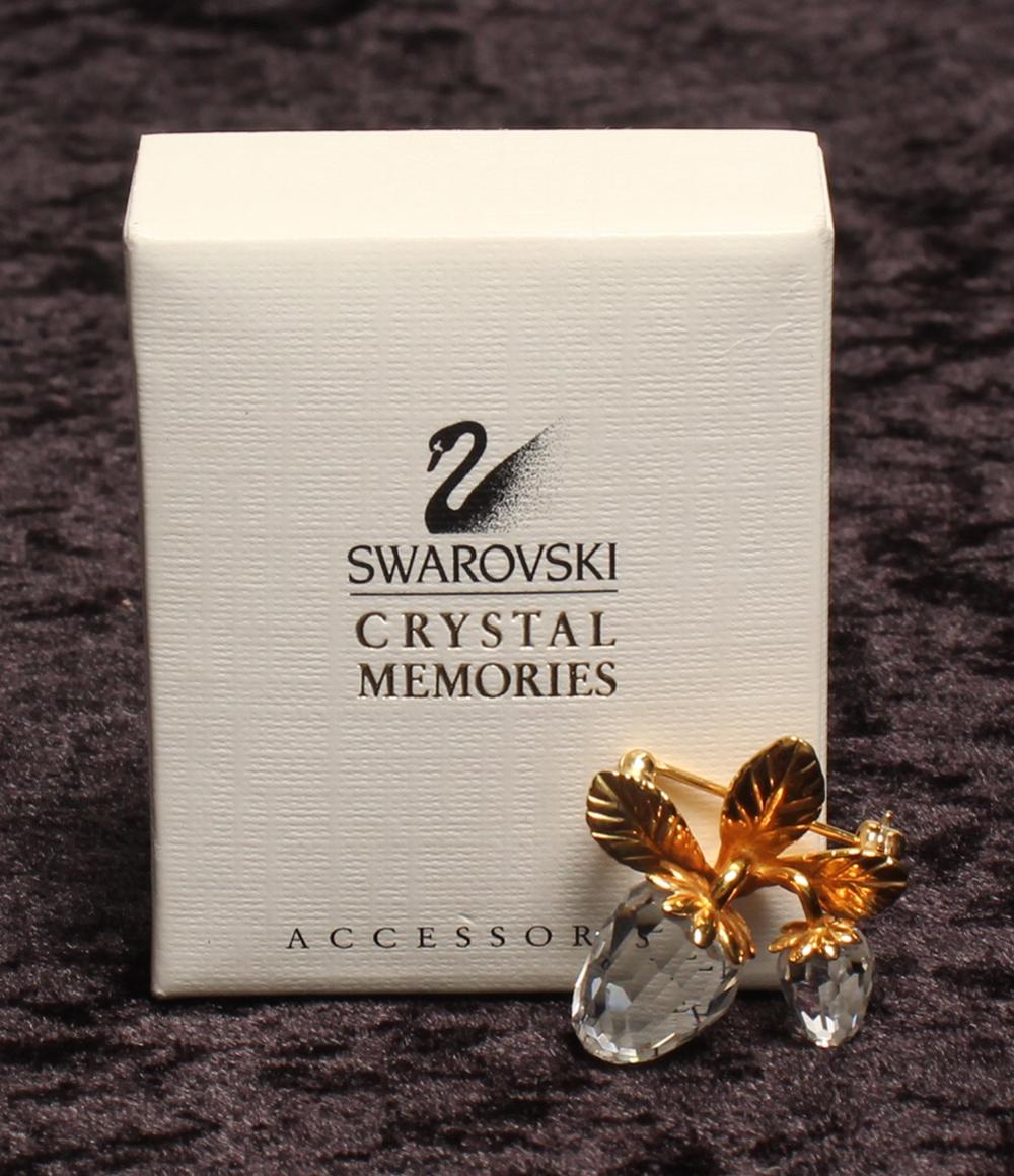 スワロフスキー ブローチ イチゴ いちご ストロベリー レディース SWAROVSKI