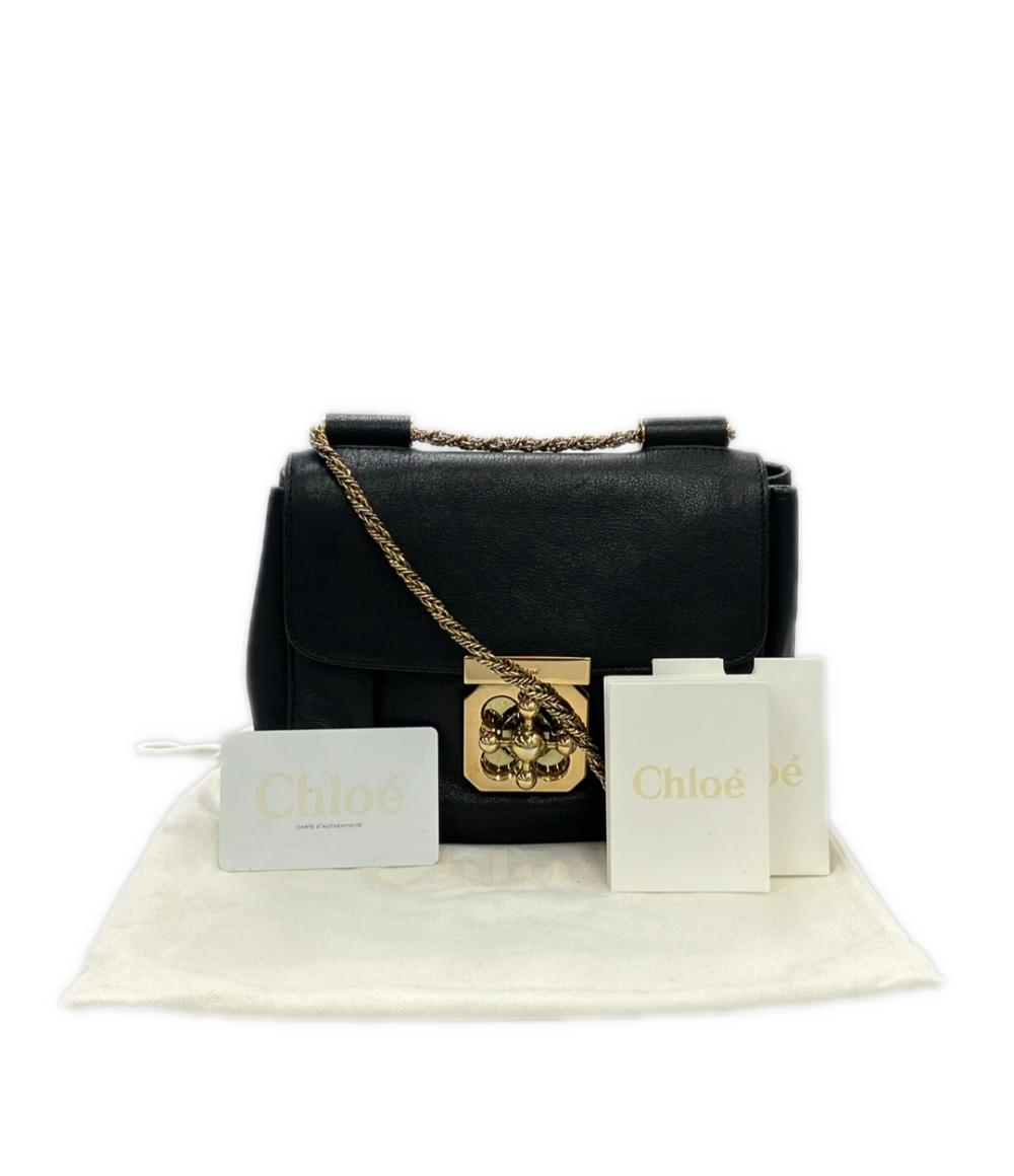 Chloe ショルダーバッグ チェーン 斜め掛け エルシー レザー レディース クロエ
