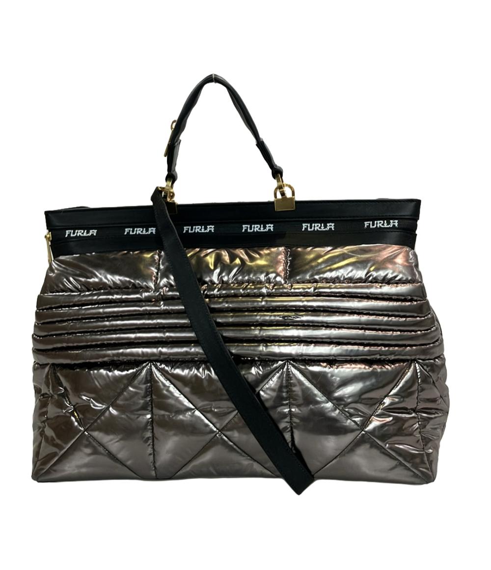 美品 フルラ 2wayハンドバッグ ショルダーバッグ 肩掛け レディース  