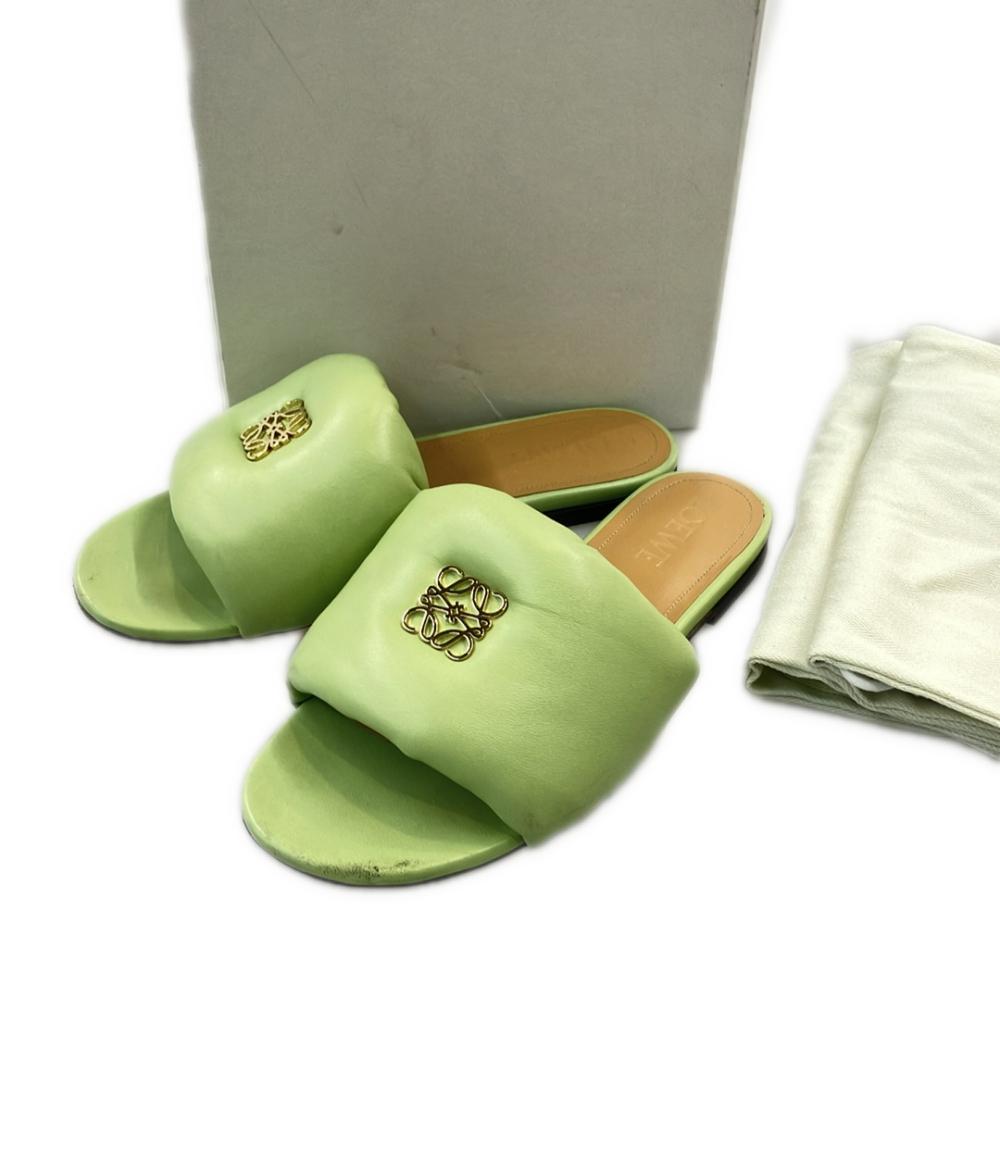 LOEWE スライドサンダル アナグラム パデッド レディース SIZE 36