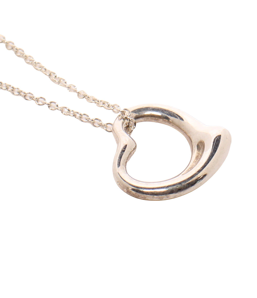 Tiffany & Co. ネックレス SV925 エルサペレッティ オープンハート レディース ティファニー