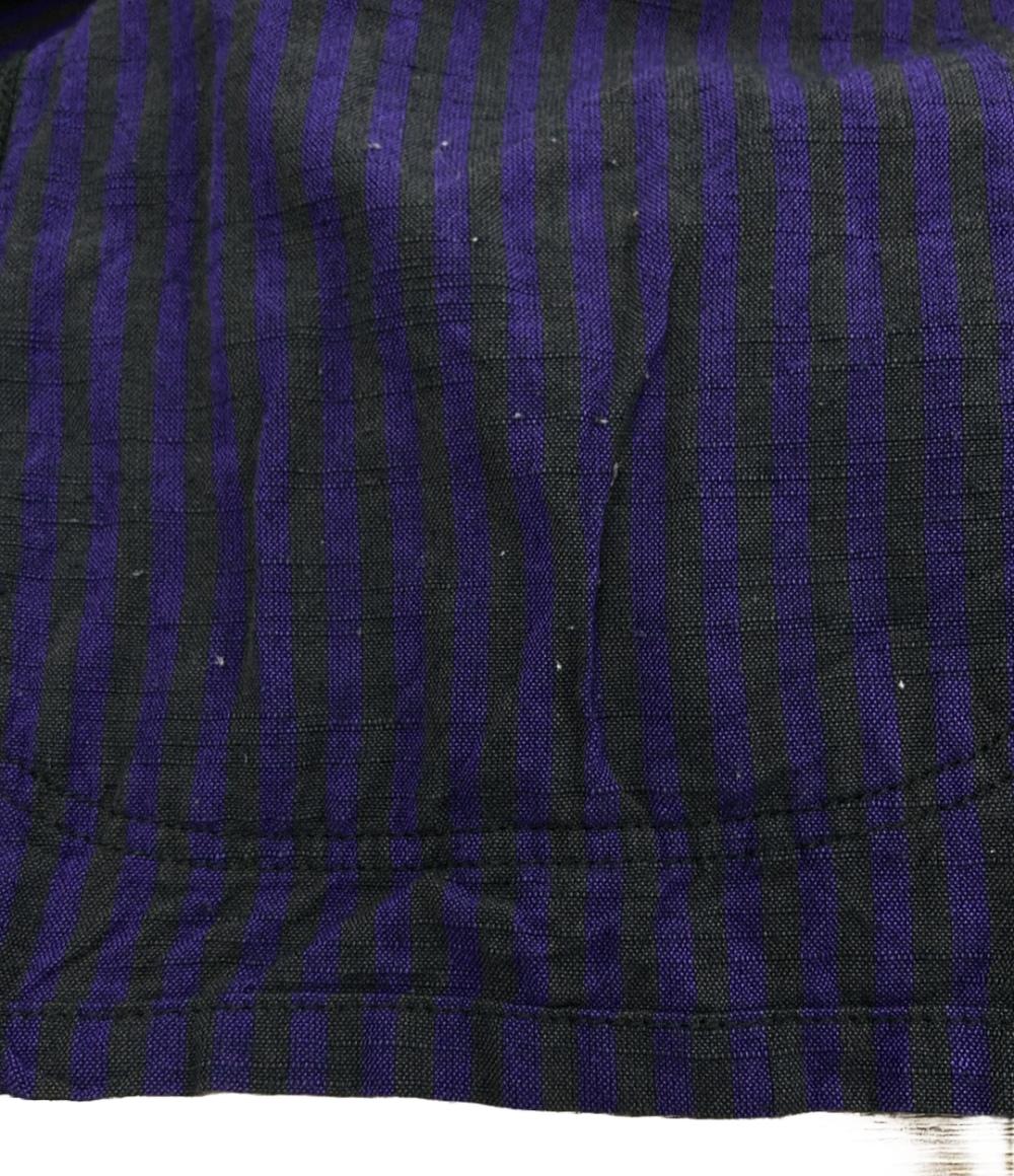 ニードルズ ノーカラー ストライプ ジャケット GL153 長袖シャツ メンズ SIZE M (M) Needles