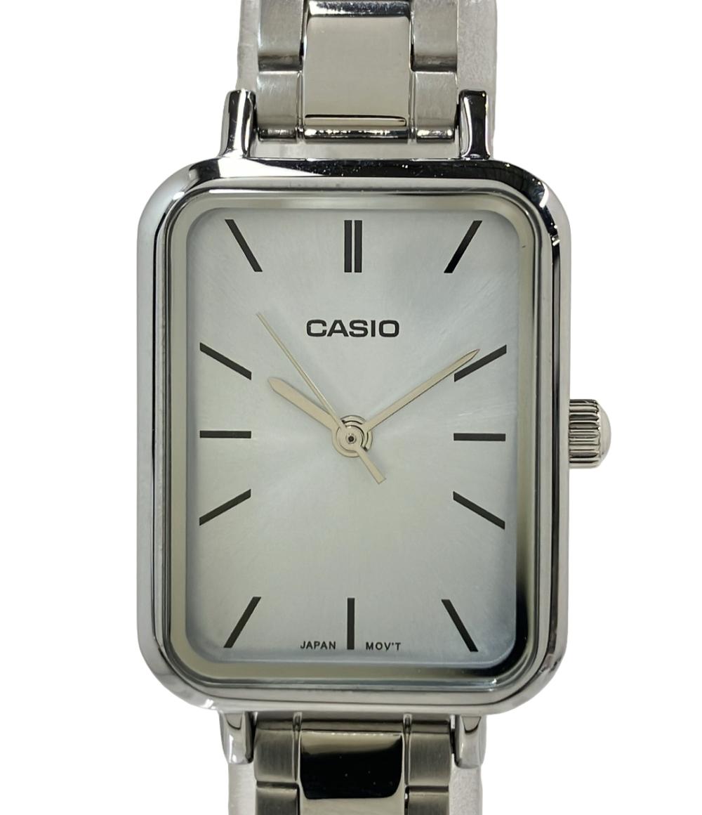 腕時計　シルバー CASIO 腕時計 クオーツ シルバー LTP-V009 レディース カシオ