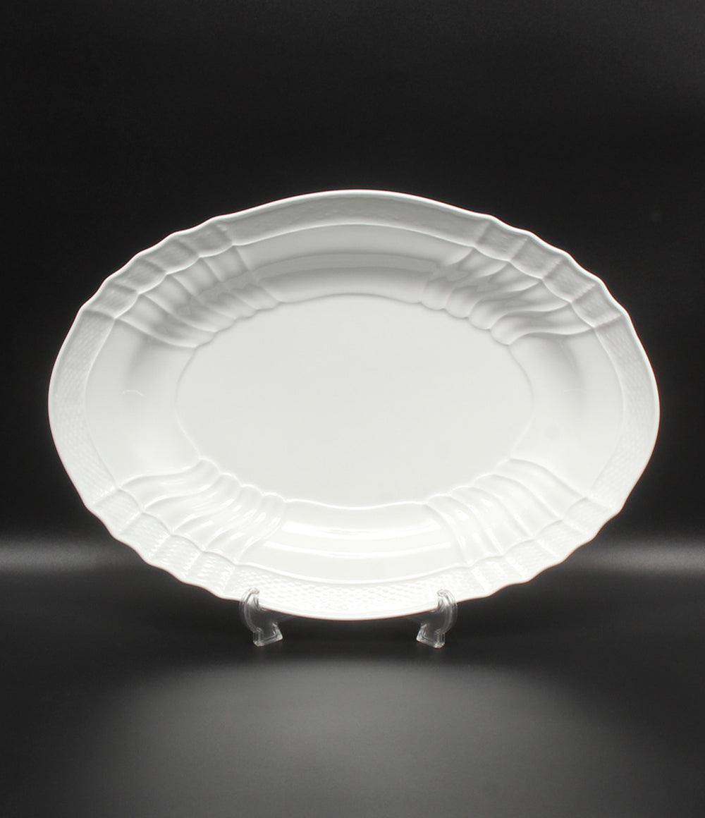 美品 Richard Ginori オーバルプラター 大皿 40cm ベッキオホワイト