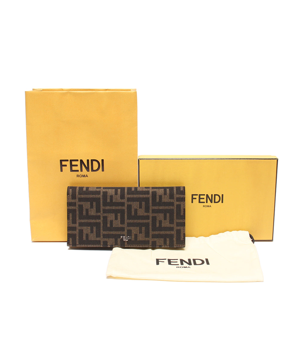 美品 FENDI 長財布 ズッカ 7M0355 メンズ フェンディ