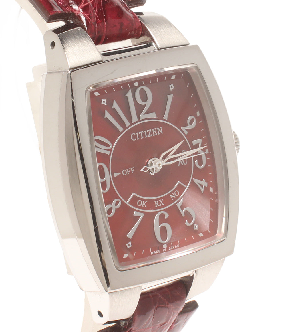 CITIZEN 腕時計 クロスシー xC 電波ソーラー ソーラー レッド H335-T012329 レディース シチズン