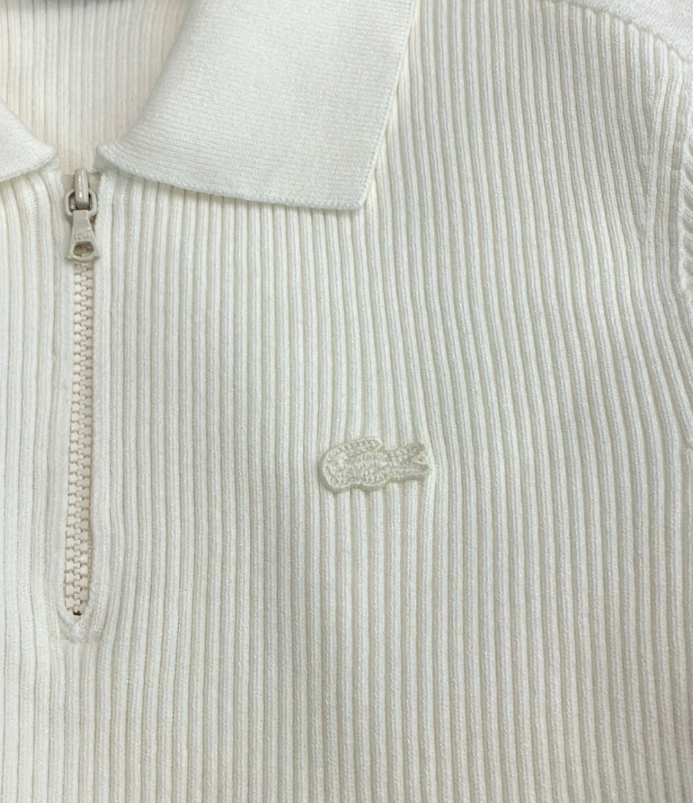LACOSTE 半袖 ポロカラープリーツドレス レディース SIZE 40 ラコステ