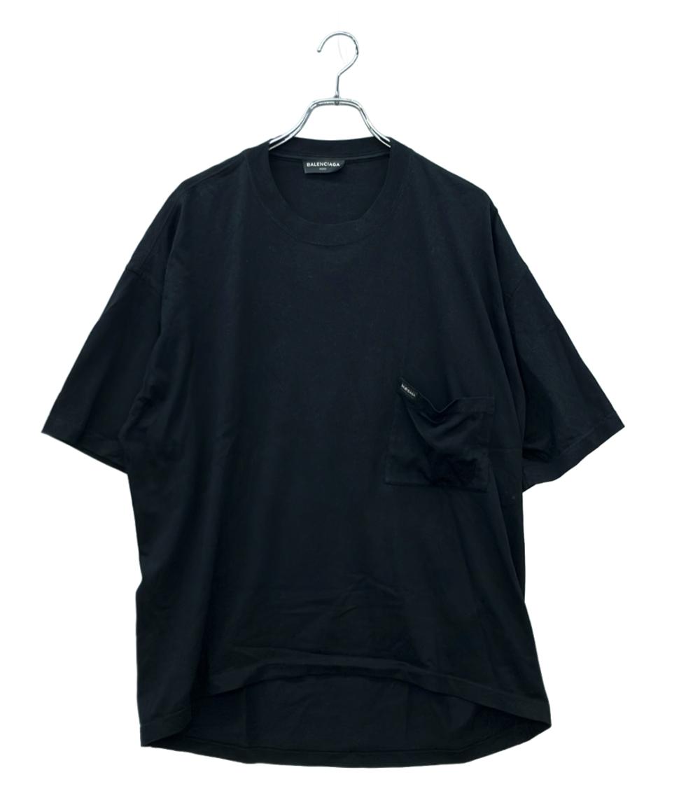 美品 BALENCIAGA 半袖Tシャツ 胸ポケット メンズ SIZE S バレンシアガ 
