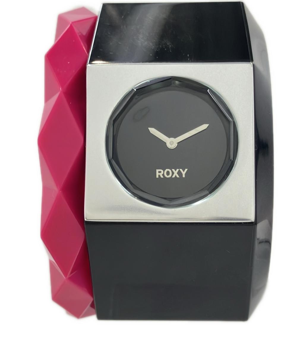 美品☆ROXY ロキシー 腕時計 ロキシー 腕時計 クオーツ ブラック レディース ROXY – Rehello by BOOKOFF