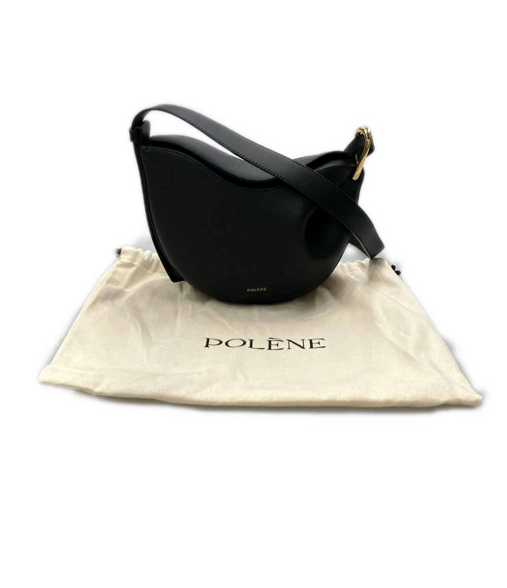 美品 POLENE ショルダーバッグ 斜め掛け トンカ レディース ポレーヌ